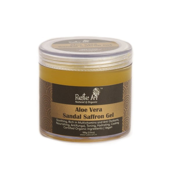 Aloe Vera Sandal Saffron Gel