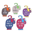 Elephant Poo ~ Door Hangers [Pack of 5]