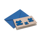 Elephant Poo Paper Greeting Card Set of 2