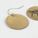 Handcrafted Brass Bird Hanging Earring