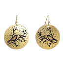 Handcrafted Brass Bird Hanging Earring