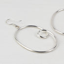 Handcrafted Silver Colour Twisted Earring