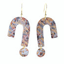 Handcrafted Brass Copper Shaded Earring