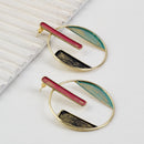 Handcrafted Brass Stud Earring