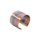 Handcrafted Brass Copper Four Layer Handcuff