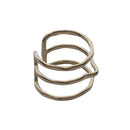 Handcrafted Brass Three Layer Finger Ring