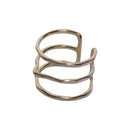Handcrafted Brass Three Layer Finger Ring