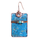 Handcrafted Copper Rectangular Earring