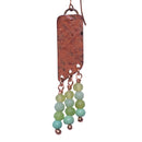 Handcrafted Copper with Coloured Beads Earring