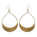 Handcrafted Brass Oval Shaped Earring