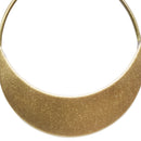 Handcrafted Brass Oval Shaped Earring