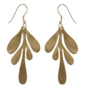 Handcrafted Brass Leaf Design Earring