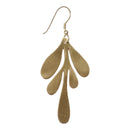 Handcrafted Brass Leaf Design Earring