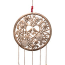 Handmade Brass Bell with Heart Carving