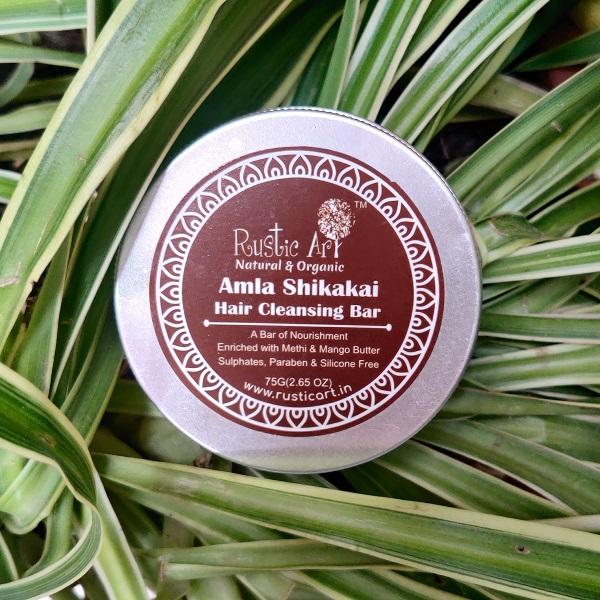 Amla Shikakai Hair Cleansing Bar Skin Care Rustic Art 