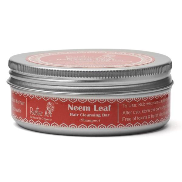 Neem Leaf Hair Cleansing Bar Skin Care Rustic Art 
