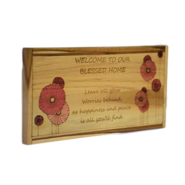 Welcome Board Happiness White Light 